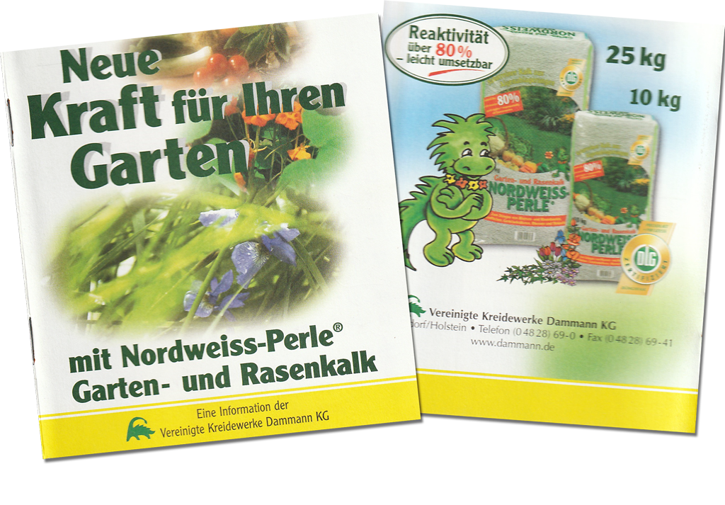 Die 80er Jahre mit Nordweiss-Perle | Garten- und Rasenkalk | Vereinigte Kreidewerke Dammann